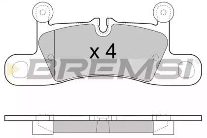 Bremsi BP3459 Колодки гальмівні Bremsi BP3459 Колодки гальмівні