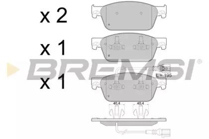 Bremsi BP3478 Brake pads Bremsi BP3478 Brake pads