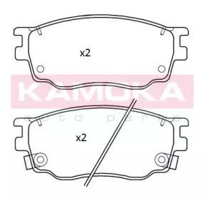 Kamoka JQ101255 Brake pads