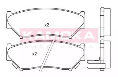 Kamoka JQ101312 Brake pads Kamoka JQ101312 Brake pads