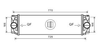 Prasco MS4582 Радіатор інтеркулера