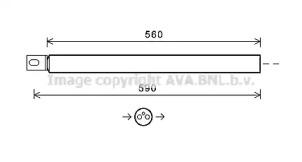 Prasco MSD663 Осушувач кондиціонера Prasco MSD663 Осушувач кондиціонера