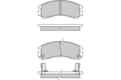 ETF 120332 Колодки гальмівні ETF 120332 Колодки гальмівні