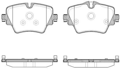 Remsa 1625.08 Brake pads
