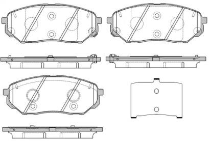 Remsa 1661.02 Brake pads