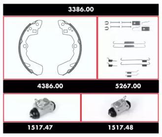 Remsa 3386.00 Szczeki hamulcowe superkit Remsa 3386.00 Szczeki hamulcowe superkit
