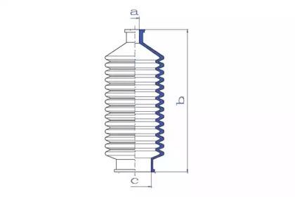 Da Silva K5157 Пыльник рулевой рейки Da Silva K5157 Пыльник рулевой рейки