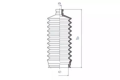 Da Silva K5158 Пыльник рулевой рейки Da Silva K5158 Пыльник рулевой рейки