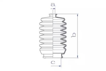 Da Silva K5163 Пильник рульової рейки Da Silva K5163 Пильник рульової рейки