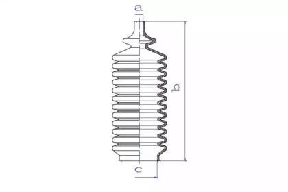 Da Silva K5169 Пыльник рулевой рейки Da Silva K5169 Пыльник рулевой рейки