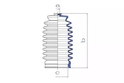 Da Silva K5201 Пильник рульової рейки