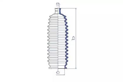 Da Silva K5255 Пыльник рулевой рейки Da Silva K5255 Пыльник рулевой рейки