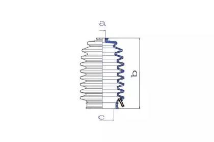 Da Silva K5267 Пильник рульової рейки