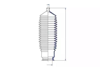 Da Silva K5278 Пильник рульової рейки