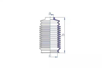 Da Silva K5311 Пильник рульової рейки Da Silva K5311 Пильник рульової рейки