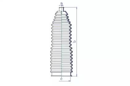 Da Silva K5351 Пыльник рулевой рейки Da Silva K5351 Пыльник рулевой рейки