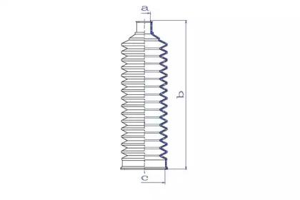 Da Silva K5401 Пыльник рулевой рейки Da Silva K5401 Пыльник рулевой рейки