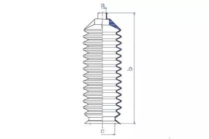 Da Silva K5410 Пыльник рулевой рейки Da Silva K5410 Пыльник рулевой рейки