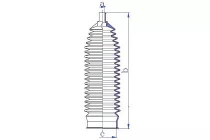 Da Silva K5433 Пыльник рулевой рейки Da Silva K5433 Пыльник рулевой рейки