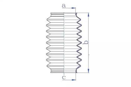 Da Silva K5463 Пильник рульової рейки Da Silva K5463 Пильник рульової рейки