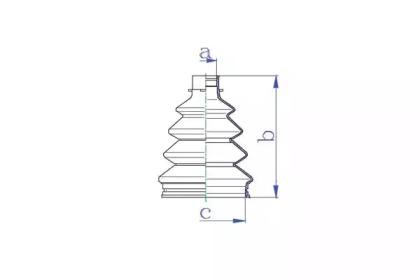 Da Silva K5464 Пильник рульової рейки Da Silva K5464 Пильник рульової рейки