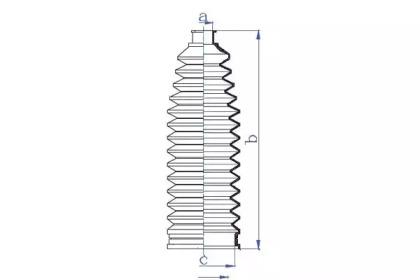 Da Silva K5467 Пильник рульової рейки Da Silva K5467 Пильник рульової рейки