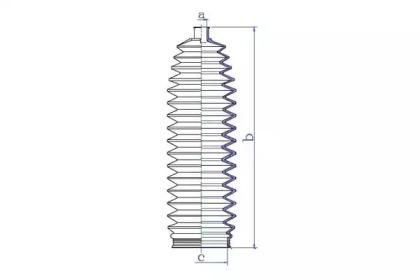 Da Silva K5470 Пыльник рулевой рейки Da Silva K5470 Пыльник рулевой рейки