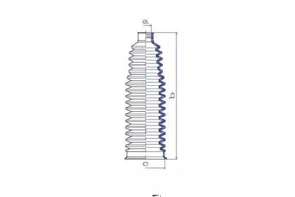 Da Silva K5492 Пильник рульової рейки