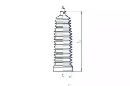 Da Silva K5497 Пыльник рулевой рейки