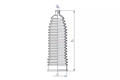 Da Silva K5517 Пильник рульової рейки Da Silva K5517 Пильник рульової рейки