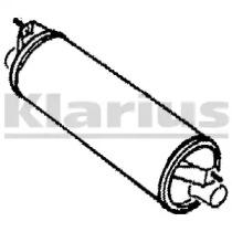 Klarius 210249 Muffler assy front Klarius 210249 Muffler assy front