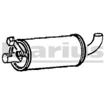 Klarius 210250 Середній глушник вихлопних газів Klarius 210250 Середній глушник вихлопних газів