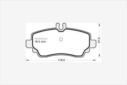 MGA 614 Колодки гальмівні MGA 614 Колодки гальмівні