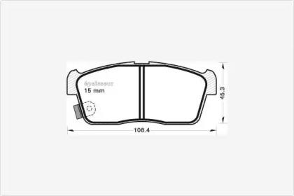 MGA 627 Brake pads MGA 627 Brake pads