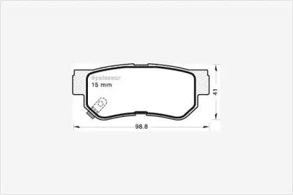 MGA 633 Колодки гальмівні MGA 633 Колодки гальмівні