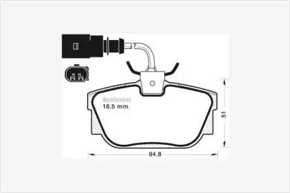 MGA 641 Brake pads MGA 641 Brake pads