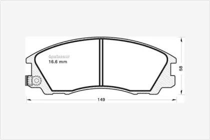 MGA 645 Колодки гальмівні MGA 645 Колодки гальмівні