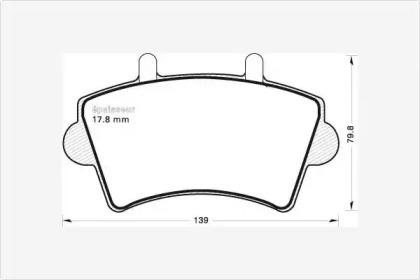 MGA 658 Колодки гальмівні MGA 658 Колодки гальмівні