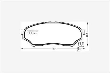 MGA 671 Колодки тормозные MGA 671 Колодки тормозные
