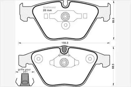 MGA 672 Колодки гальмівні MGA 672 Колодки гальмівні