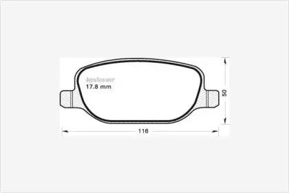 MGA 680 Колодки гальмівні MGA 680 Колодки гальмівні