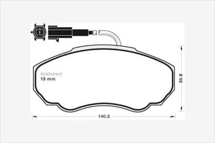 MGA 689 Brake pads MGA 689 Brake pads
