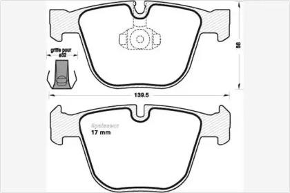 MGA 696 Колодки гальмівні