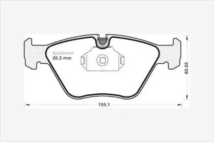 MGA 698 Колодки гальмівні MGA 698 Колодки гальмівні