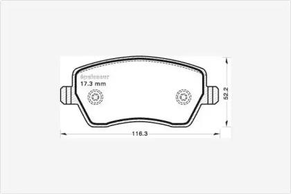 MGA 699 Колодки гальмівні MGA 699 Колодки гальмівні