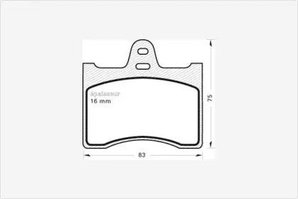 MGA 7 Brake pads MGA 7 Brake pads