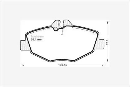 MGA 700 Brake pads MGA 700 Brake pads