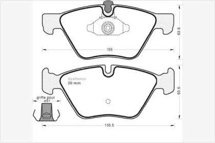 MGA 737 Колодки гальмівні MGA 737 Колодки гальмівні