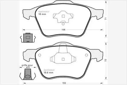 MGA 743 Колодки тормозные MGA 743 Колодки тормозные