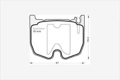 MGA 753 Колодки гальмівні MGA 753 Колодки гальмівні